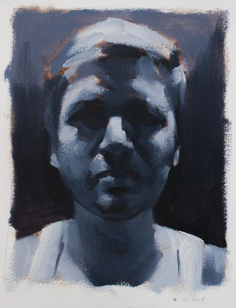 Grisaille study Oil on paper 2014-01-12 Hollis Dunlap, Rome Art, Black And White Painting, Oil Painting Portrait, Portrait Sketches, Abstract Portrait, Drawing Tutorials, Painting Illustration, Art Plastique