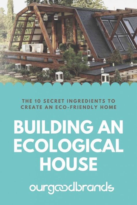 Building an ecological house: 10 things to know | Ourgoodbrands Organic Architecture Concept, Ecology Projects, Start Composting, Environmental Architecture, Sustainable House Design, Living In A Van, Ecological House, Cozy Houses, Eco Buildings