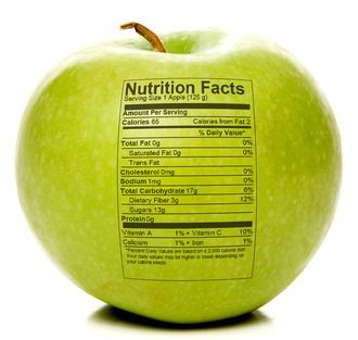 Apple with nutrition facts on 100 Days of #RealFood Apple Nutrition Facts, Canning Veggies, Apple Facts, 100 Days Of Real Food, Diet Myths, Nutritional Information, Nutrition Month, Nutrition Facts Label, Food Company