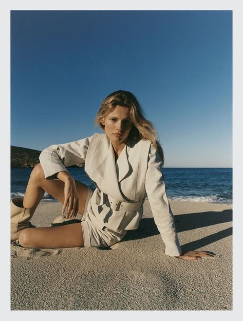 Quentin De Briey, Beach Fashion Shoot, Beach Fashion Editorial, Summer Editorial, Beach Editorial, Edita Vilkeviciute, Campaign Fashion, Summer Campaign, Beach Shoot