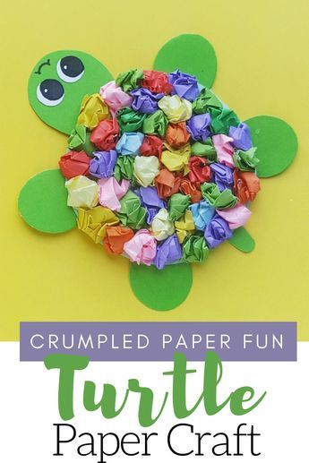 Craft Turtle, Reptile Crafts, Turtle Activities, Turtle Craft, Activity For Preschoolers, Turtle Crafts, Fine Motor Activity, Folding Origami, Preschool Arts And Crafts