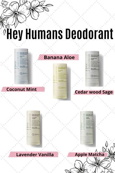 Hey Humans Deodorant, Clean Body Wash, Clean Toothpaste, Clean Deodorant, Clean Body, Natural Deodorant, Body Mist, Face Skin, Everyday Essentials