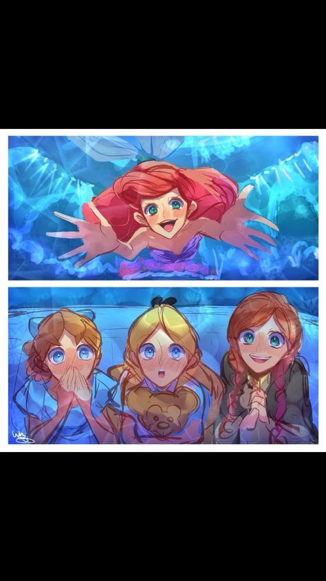 Disney Kızları, Disney Mignon, Disney Princess Anime, Princesas Disney Anime, Disney Au, Disney Crossover, Animation Disney, Disney Crossovers, Film Disney