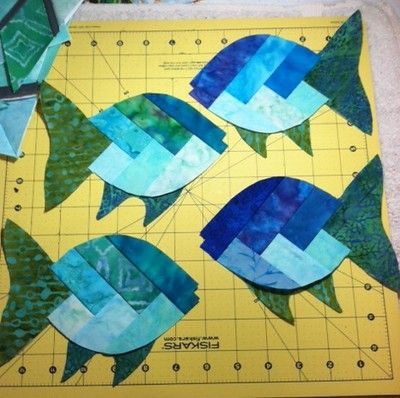 Fish Quilt Pattern, Beach Themed Quilts, Ocean Quilt, Turtle Quilt, Nautical Quilt, Fish Quilt, Beach Quilt, Fiber Art Quilts, Applique Quilt Patterns