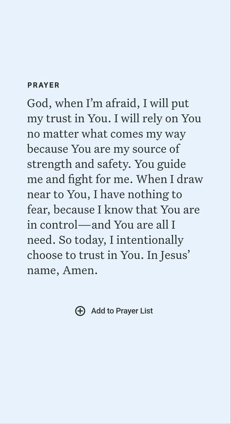 This does not mean that David never experienced fear. He most certainly did. But he was never afraid that Jehovah would completely abandon him, leaving him in the lurch. Under inspiration, David wrote: “My foes have kept snapping all day long, for there are many warring against me high-mindedly. Whatever day I get afraid, I, for my part, shall trust even in you. In union with God I shall praise his word. In God I have put my trust; I shall not be afraid. What can flesh do to me?”​—Ps. 56:2-4. Be Afraid, Trust Me, Walking, Jesus, Writing, Quick Saves