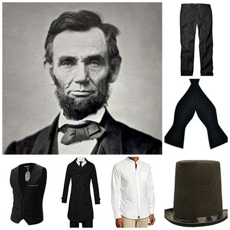 Abe Abe Lincoln Costume, Abraham Lincoln Costume, Diy Costumes Men, Abe Lincoln, Homemade Costume, Mens Halloween Costumes, Popular Outfits, Movie Genres, Western Movies