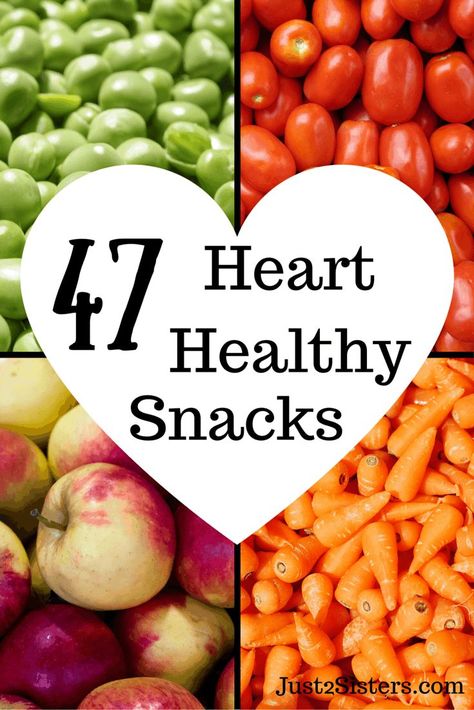 Healthy Recipes Snacks, Heart Healthy Recipes Cholesterol, Heart Healthy Snacks, Snack Sani, Heart Healthy Eating, Weight Watchers Snacks, Heart Healthy Diet, Recipes Snacks, Resep Diet