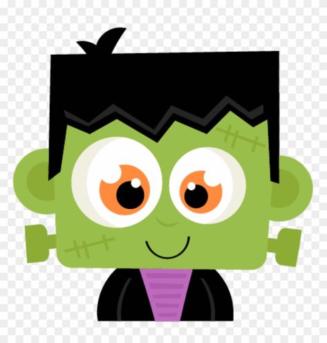 Cute Frankenstein Drawing, Frankenstein Clipart, Cartoon Frankenstein, Frankenstein Cartoon, Cute Frankenstein, Baked Items, Halloween Characters, Halloween Fonts, Frankenstein's Monster