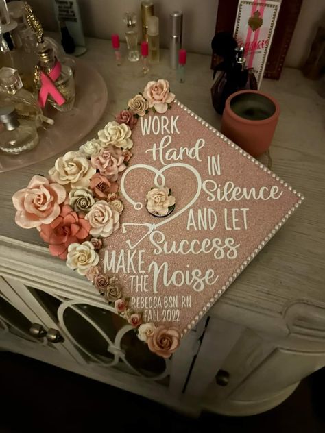 Cap Decoration Nursing, Lvn Graduation Cap, Nursing School Cap Decoration, Scholarly Aesthetic, Lvn Graduation, Nursing School Graduation Cap, Nursing Photoshoot, Graduation Cap Decoration Nursing, Graduation Letter