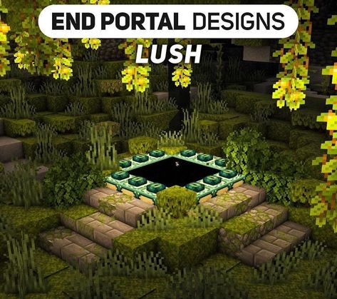 End Portal Minecraft, Minecraft Portal, Portal Design, Minecraft Blocks, Minecraft Cottage, All Minecraft, Minecraft Medieval, Minecraft Plans, Minecraft Stuff