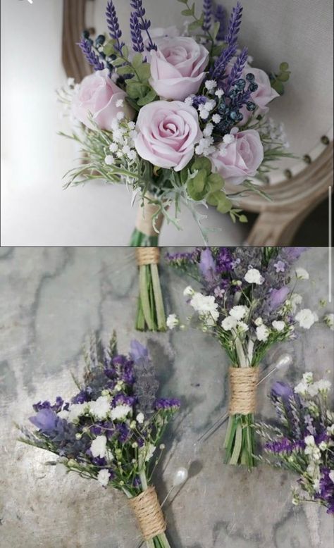 Lavender Wedding Colors, Prom Bouquet, Wedding Backyard Reception, Backyard Reception, Sage Wedding, Seasonal Wreaths, Lavender Wedding, Bridal Flowers, Flower Bouquet Wedding