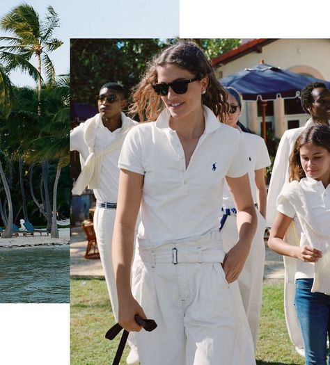 Polo Ralph Lauren Women Outfits, Lauren Aesthetic, Ralph Lauren Aesthetic, Polo Shirt Outfits, Polo Outfit, Skandinavian Fashion, Polo Women, Polo Ralph Lauren Women, Ralph Lauren Women