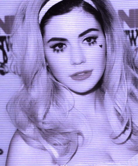 Marina And The Diamonds Makeup, Electra Heart Makeup, Marina Electra Heart, Electra Heart Aesthetic, Marina And The Diamonds Aesthetic, 60s Makeup, Electra Heart, Marina Diamandis, I Fall To Pieces