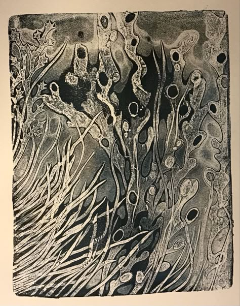 Monoprint Art Printmaking, Collograph Printmaking Ideas, Collagraph Printmaking Ideas, Collograph Printmaking, Styrofoam Printmaking, Monoprint Tutorial, Monoprint Artists, Lithography Printmaking, Collagraph Prints