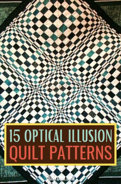 3d Quilt Patterns Optical Illusions, 3 Dimensional Quilt Patterns, Dimensional Quilts Optical Illusions, 3 Dimensional Quilts, 3d Quilts Patterns Free, Quilting Challenge Ideas, 3dquilts Quilt Blocks, Illusion Quilts Pattern, Convex Illusions Quilt