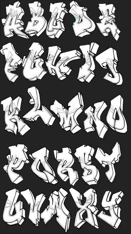 Classic 3D block Graffiti Letters Styles, Graffiti Alphabet Wildstyle, Graffiti Alphabet Styles, Alphabet Graffiti, Alfabet Font, Graffiti Lettering Alphabet, Graffiti Art Letters, Graffiti Wildstyle, Graffiti Text