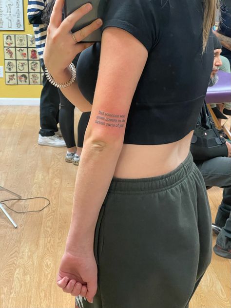 Zach Bryan Tattoo, Deep Tattoo, Song Tattoos, Cute Simple Tattoos, Basic Tattoos, Country Tattoos, Lyric Tattoos, Western Tattoos, Small Pretty Tattoos