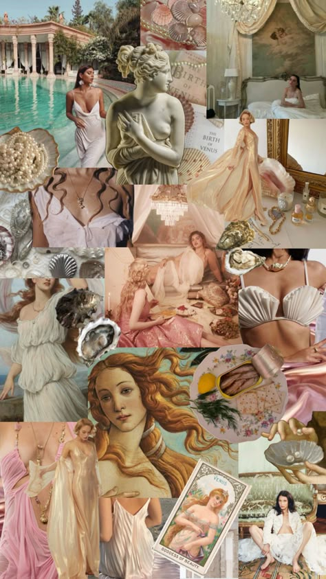 birth of venus aesthetic #aesthetic #renaissance #art #birthofvenus Birth Of Venus Aesthetic, Venus Aesthetic, Birth Of Venus, Aesthetic Aesthetic, Collage, Art