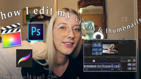 In this youtube video I give you a tutorial on how i edit my videos on Final Cut Pro. I give you all the short cuts I know. Plus, I show you how I do handwriting on the screen, make thumbnails, and add effects like color grading.   #videoediting #tutorial #howtoeditvideos Edit Youtube Videos, Color Grading Tutorial, Youtube Video Thumbnail, Making Youtube Videos, Youtube Success, Youtube Design, Youtube Channel Art, Video Thumbnail, Thumbnail Design