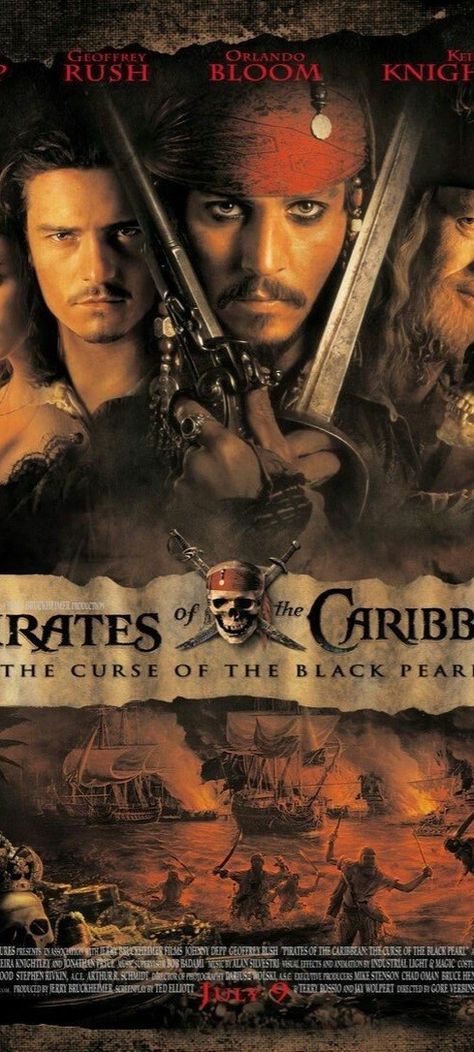 Curse Of The Black Pearl, Pirate Movies, Kaptan Jack Sparrow, Elizabeth Swann, The Black Pearl, Tony Goldwyn, Film Disney, Richard Gere, Michael Keaton