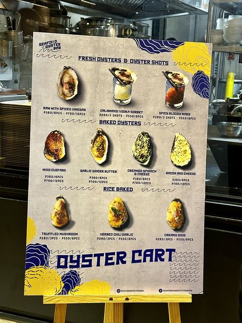 New Rice Baked Oysters at Seafood and Oyster Bar, The Grid Food Market – Jellybeans in the City Oyster Bar Menu, Oyster Bake, Oyster Bar Restaurant, Oyster Festival, Flavored Rice, Oyster Recipes, Fresh Oysters, Raw Bars, Oyster Bar