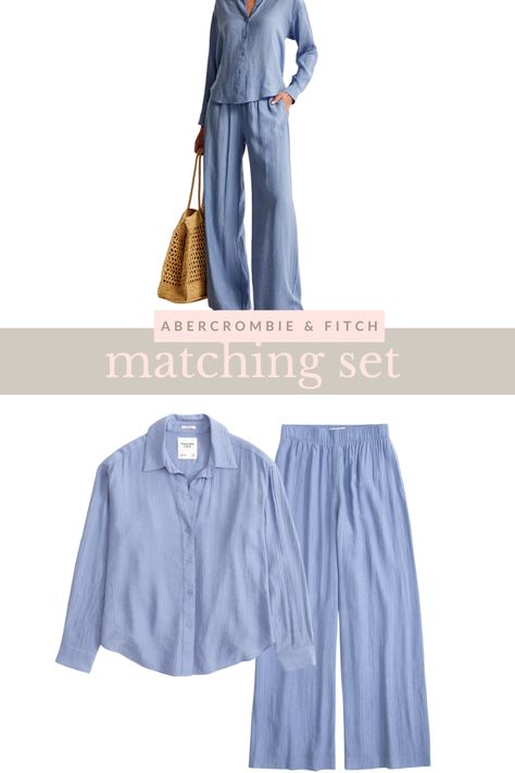 Get ready to turn heads as you strut your stuff this spring in these fabulous Abercrombie matching sets for Spring 2024. Perfect for mothers and fashionable individuals over 40, these trendy outfits are designed to make you feel fabulous and stylish. Don't miss out on these must-have pieces! 40 Fashion, Fashion For Women Over 40, Power Suit, Fashion Over 40, Spring 2024, Flowy Dress, Over 40, Classy Outfits, Matching Sets