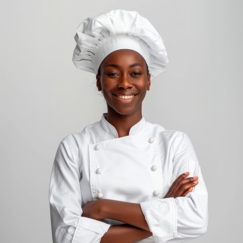 Chef Clothing, Chef Clothes, Female Chef, Chefs Hat, Event Flyer, Happy Smile, Clothing Apparel, Graphic Resources, Chef