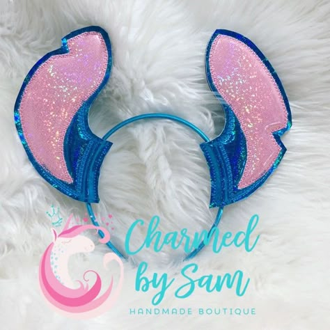 Stitch Costume Diy, Stitch Headband, Mickey Ears Headband, Stitch Costume, Stitch Ears, Stitch Party, Diy Disney Ears, Blue Alien, Disney Headbands