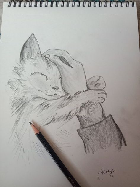 Aesthetic Cat Drawing Simple, Minimalist Cat Art, Sketching Aesthetic, Person Sketch, Things To Color, Beautiful Pencil Drawings, Art Avatar, Loved Drawing, Sketches Drawing