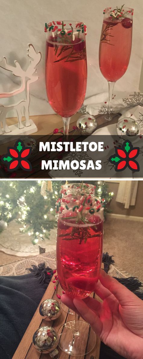 Christmas Cocktail Drinks, Mimosa Recipe, Gin Drinks, My True Love, Celebrate Good Times, Rum Drinks, Vodka Drinks, Christmas Brunch, Christmas On A Budget