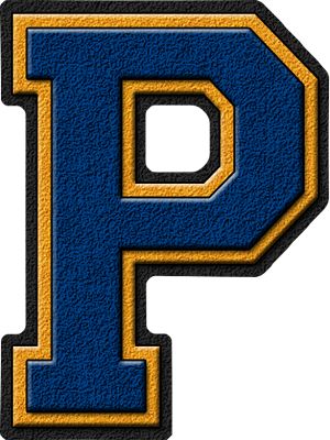 Presentation Alphabets: Royal Blue & Gold Varsity Letter P Scrapbook Letters, Varsity Letters, School Scrapbook, Instructional Technology, Tshirt Printing Design, Anniversary Logo, Varsity Letter, Fish Wallpaper, Garnet And Gold