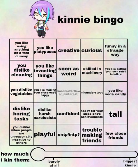 credits to @2_lil_monkes & @misapallete on tiktok Kinnie Bingos Project Sekai, Prsk Kinnie Bingo, Kin Bingo Project Sekai, Pjsekai Kinnie Bingo, Project Sekai Kinnie, Rui Kamishiro Kinnie, Rui Kamishiro Kinnie Bingo, Rui Kinnie Bingo, Pjsk Bingo