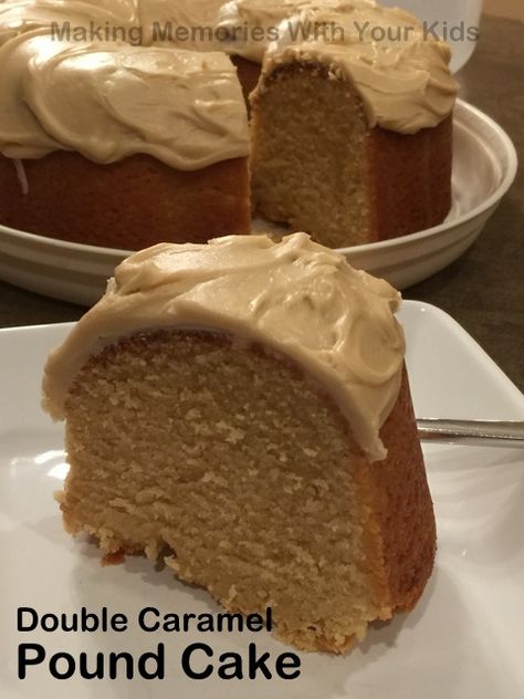 I’ve made a lot of different kinds of pound cake over the years.  Most have been pretty good.  A few have been amazing and one or two, eh… not so much.  But this recipe for Double Caramel Pound Cake?  Oh my heck!  It’s definitely in the amazing category!  The cake is moist and the frosting … Caramel Pound Cake, Savory Cakes, Country Cook, Brownie Desserts, Cook Recipes, Baked Apple, Oreo Dessert, Bundt Cakes Recipes, Pound Cake Recipes