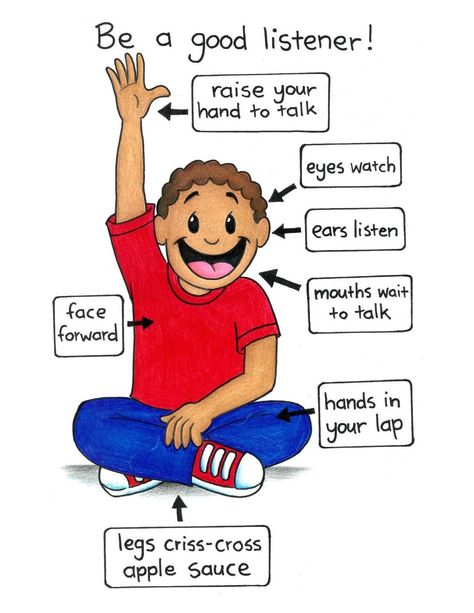 Be A Good Listener, A Good Listener, The Sight Word, 1 Worksheet, Montessori Lessons, Classroom Behavior Management, Classroom Management Strategies, Kids Poems, Read And Write