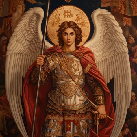 Arch Angel Michael Art, Michael Archangel Art, Divinity Aesthetic, 3 Archangels, Archangel Michael Art, Arch Angel Michael, Saint Michael Angel, Holly Images, Divine Justice