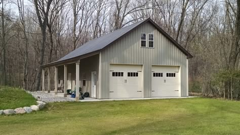 Pole Barn Garage With Loft, Shop Loft Ideas, Pole Barn With Loft, 30x40 Pole Barn, Barn With Loft, Barn Garage Plans, Garage Building Plans, Pole Barn Builders, Metal Buildings With Living Quarters