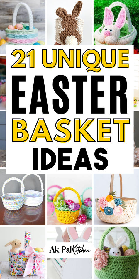 Discover unique DIY Easter basket ideas to delight everyone on your list. Create Personalized Easter baskets tailored for adults, kids, and toddlers, adding a special touch to your celebrations. Explore creative options using dollar store Easter decorations to craft charming and budget-friendly baskets. Enhance your Easter gifting with thoughtful Easter Basket Gifts and add a personal flair with fun DIY Easter Crafts. Cheap Gift Basket Ideas, Unique Easter Basket Ideas, Creative Easter Basket Ideas, Diy Easter Basket Ideas, Cheap Gift Baskets, Personalized Easter Baskets, Shaving Cream Easter Eggs, Diy Easter Basket, Unique Easter Baskets