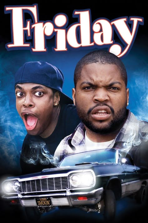 'Friday' (1995) Chris Tucker Friday, Friday Ice Cube, Friday Movie Quotes, Friday 1995, Friday Movie, Full Mon, Chris Tucker, Hip Hop Poster, Gangsta Rap