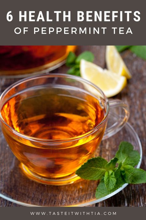 6 Health Benefits of Peppermint Tea According to a Dietitian, tea benefits, herbs, mint tea, mint benefits, digestive health, gut health Benefits Of Peppermint Tea, Benefits Of Peppermint, Peppermint Tea Benefits, Best Diet Drinks, Homemade Detox, Full Body Detox, Natural Detox Drinks, Detox Drinks Recipes, Peppermint Tea