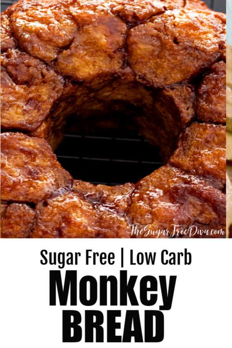 Easy Breakfast Dessert, Sugar Free Baking, Boiled Egg Diet Plan, Breakfast Bread, Sugar Free Low Carb, Keto Brownies, Carb Foods, Monkey Bread, Low Carb Bread