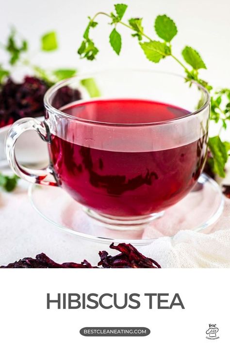 Refreshing Hibiscus Tea Recipe: A Tart and Tangy Delight Benefits Of Hibiscus Tea, Hibiscus Tea Recipe, Benefits Of Hibiscus, Hibiscus Tea Benefits, Jamaica Food, Dried Hibiscus Flowers, Spiced Drinks, Natural Tea, Natural Teas