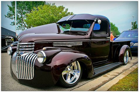 Chevy Pickup | Flickr - Photo Sharing! 1946 Chevy Truck, Chevy Diesel Trucks, Rat Rod Trucks, Custom Pickup Trucks, Custom Chevy Trucks, Chevy Pickup Trucks, Chevrolet Pickup, Old Pickup Trucks, Rat Rods Truck