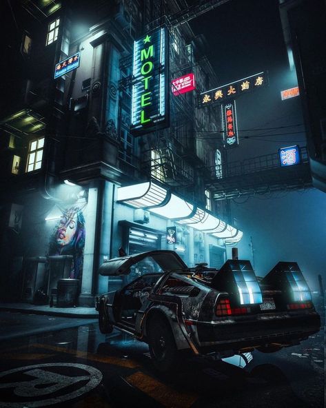 Cyberpunk Hotel, Neon District, Cyberpunk Art, Spaceship, Sci-fi Spaceship, Cyberpunk, Times Square, Sci Fi, Neon