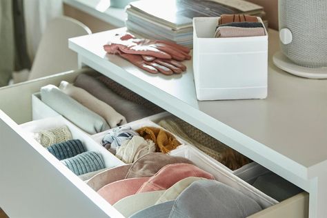 The Best Stuff From IKEA, According to Wirecutter’s Obsessive Staff | Reviews by Wirecutter Ikea Markus, Container Store Organization, Kallax Shelving, Ikea Stockholm, Rough Linen, Sock Storage, Vanity Drawers, Drawer Space, Best Ikea