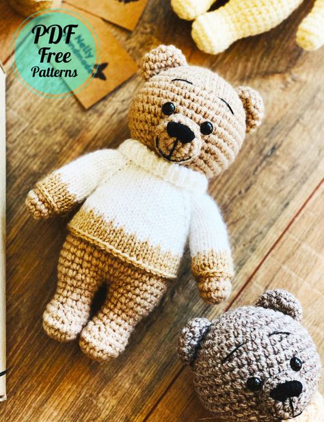 Teddy Bear Patterns Free, Teddy Ruxpin, Bear Patterns Free, Crochet Bear Patterns, Knitted Teddy Bear, Crochet Teddy Bear Pattern, Crochet Geek, Crochet Terms, Crochet Teddy Bear