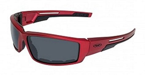 Red Goggles, Biker Sunglasses, Motorcycle Sunglasses, Metallic Frame, Atv Riding, Red Sunglasses, Glasses Sunglasses, Red Frame, Sunglass Frames