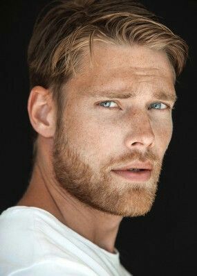 Bearded handsomeness Blonde Beard, Swedish Men, Beard Styles Short, Short Beard, Ginger Men, Beard Styles For Men, Moustaches, Blonde Guys, Face Men