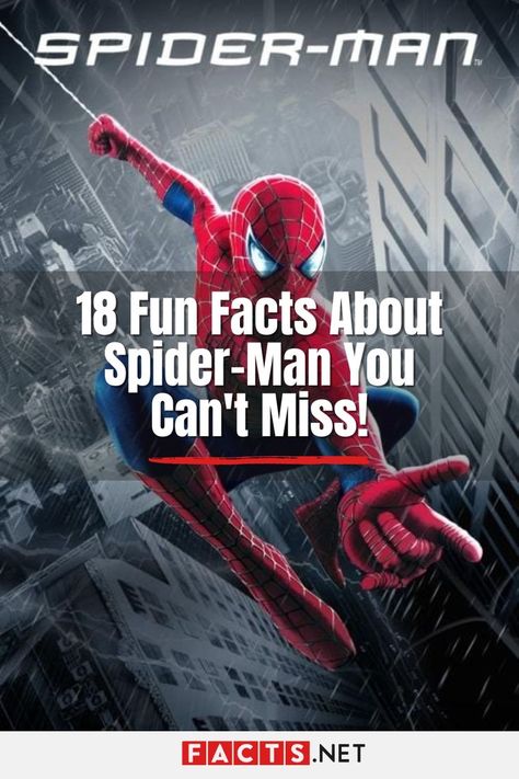 Spider-Man: 18 Amazing Facts You Should Know Superhero Facts, Aesthetic Styles, Movie Edits, Origin Story, Magic Aesthetic, Male Eyes, Movie Facts, Editing Inspiration, Fascinating Facts