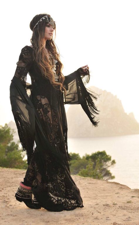 Madame De Rosa Boheme Style, Moda Hippie, Boho Goth, Boho Mode, Estilo Hippy, Estilo Hippie, Paris Mode, Mode Boho