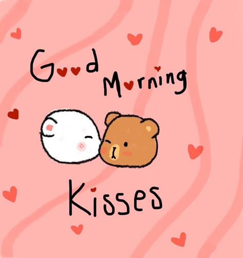 Goodmorning Cute Images, Anniversary Letter To Boyfriend, Send To Him, Milk And Mocha, Best Kisses, Cute Texts For Him, Good Morning Texts, Cute Couple Drawings, Cute Good Morning